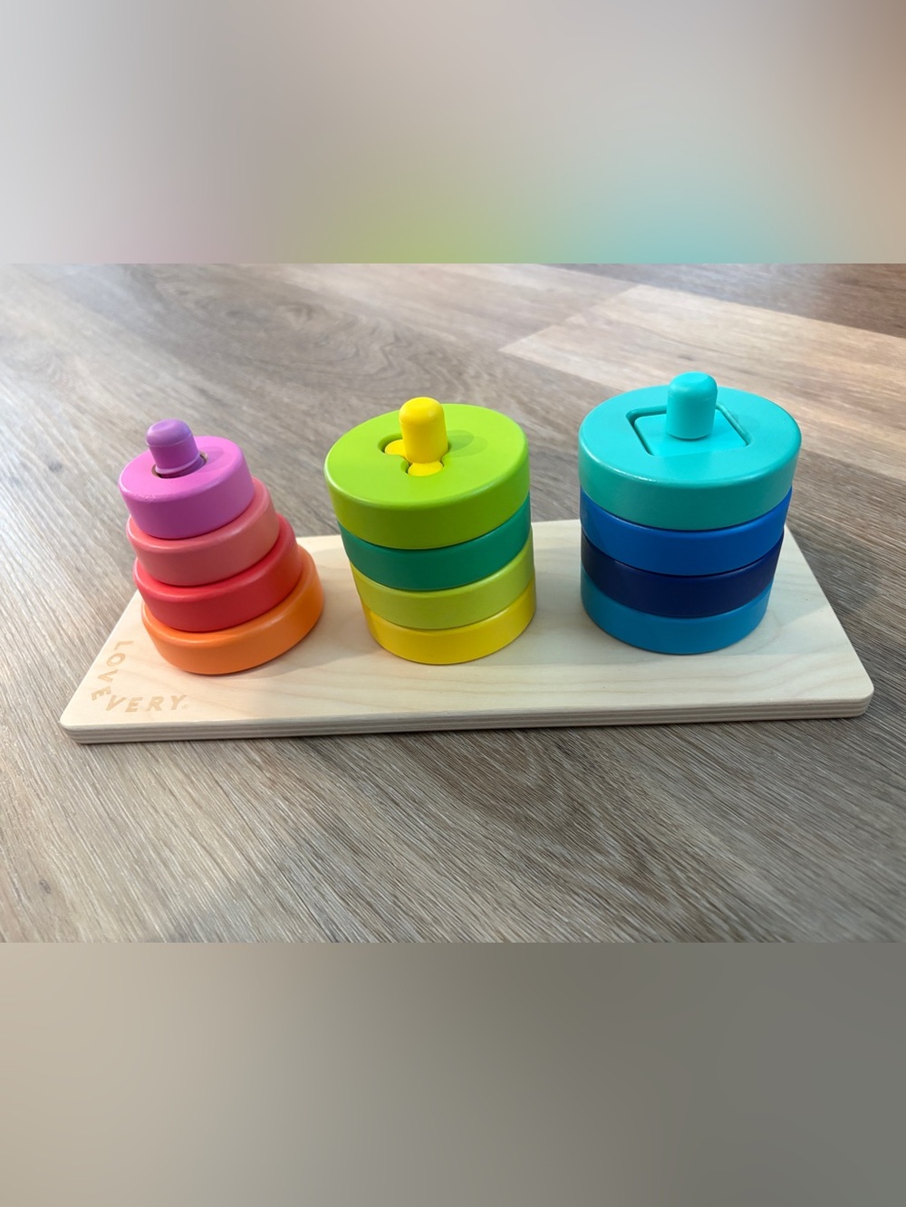 Lovevery Wooden Twist & Pivot Pattern Puzzle
